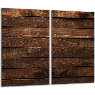 TMK ArtDeko - Snijplank Glas - 2x 30x52 cm - Inductie - Decoratie
