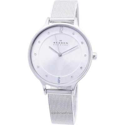 Skagen Anita Bracelet Swarovski Crystal Mesh Bracelet SKW2149 Montre pour femme argenté