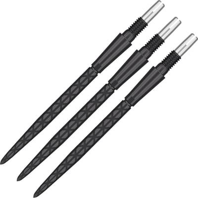 Target Darts SP Storm Diamond Dartpunten 35MM Zwart - Roestvrij Staal Swiss Point Technologie - Machine Laser Geëtste Diamond Grip - 3 Stuks - Compatibel met Swiss Point Barrels