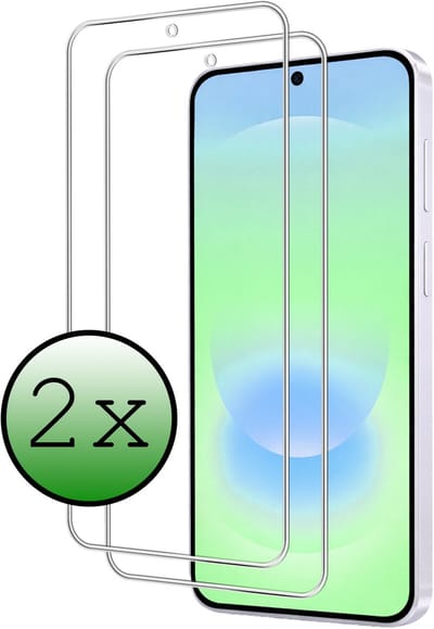 Screenprotector - 2 Stuks Geschikt voor Samsung Galaxy A37 - Extra Sterk - Beschermglas - Gehard Glas - Tempered Glass - Screen Protector