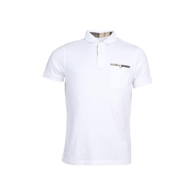 Barbour - Polo Bianca Corpatch MML1071