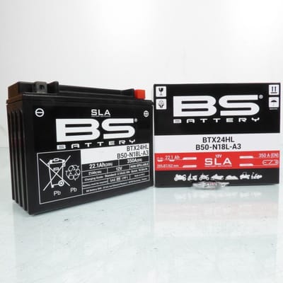 SLA-accu van BS Battery voor Kawasaki 1300 Z (1980-1983) YTX24HL / Y50-N18L-A3 / 12 V 22,1 Ah, nieuw