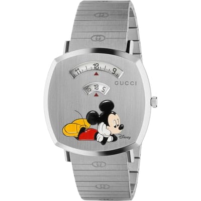 Gucci YA157419 Grip 35mm Unisex Roestvrij Staal Horloge - Stijlvol & Duurzaam