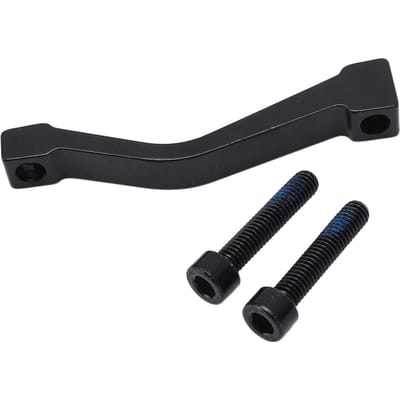 MTB-fiets paalmontage 180 mm schijfremadapterconverter mountainbike schijfremaccessoire black