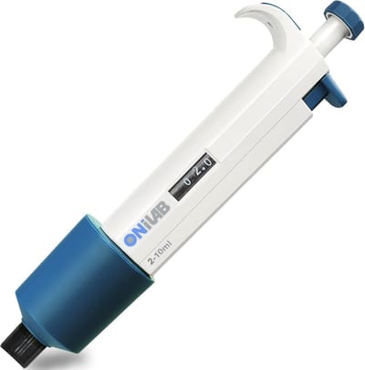 Instelbare Laboratoriummicropipet 2-10 ml - Enkel Kanaalpipetten voor Nauwkeurige Dosering