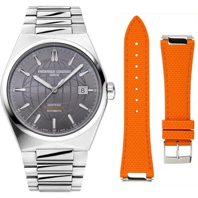Frédérique Constant Highlife Cosc FC-303GO3NH6B Horloge - Staal - Zilverkleurig - Ø 39 mm