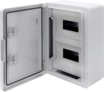 Waterdichte Verdeelkast - Stroomkast Buiten - Veilige Stroomvoorziening - IP65 Beoordeling - 250x350x150mm - Grijs