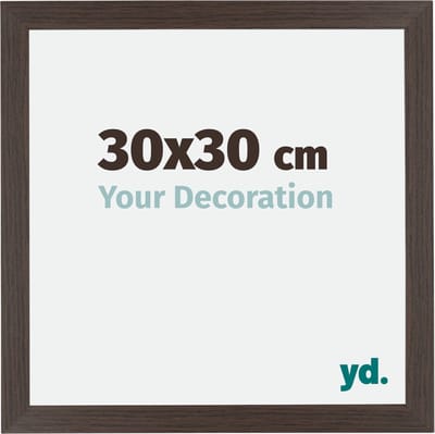 Your Decoration - Fotolijst 30x30 cm - MDF - Eiken Donker - Mura