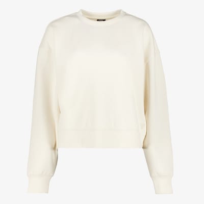 Osaga cropped dames sport sweater wit - Maat XXL