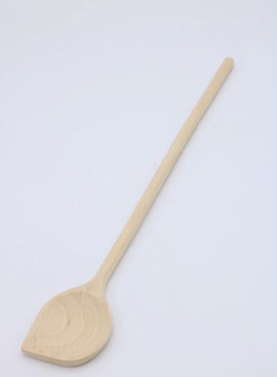 Pollepel spits FSC keurmerk beukenhout 35cm