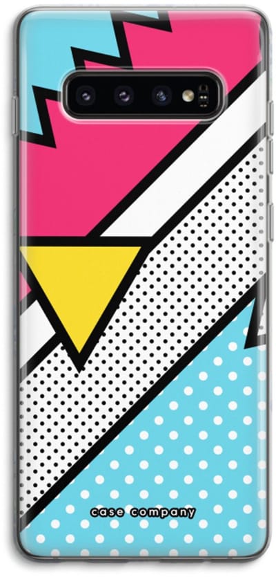 Case Company® - Hoesje geschikt voor Samsung Galaxy S10 4G hoesje - Pop Art #3 - Soft Cover Telefoonhoesje - Bescherming aan alle Kanten en Schermrand