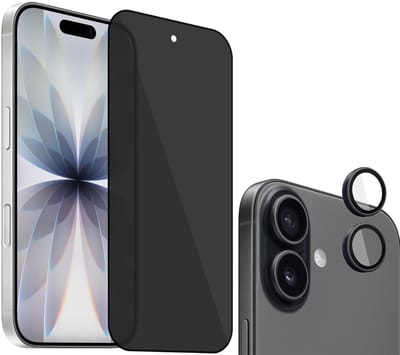ChiGuard Privacy Screenprotector + Camera beschermglas geschikt voor iPhone 17 Screenprotector - Beschermglas - Camera - Privé GuardCover