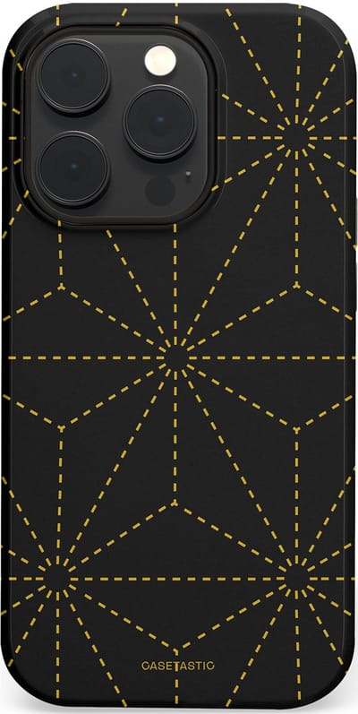 Casetastic Hoesje Geschikt voor Apple iPhone 14 Pro Magsafe - Stijlvolle Beschermende Duo-layer Case - Vouwlijn