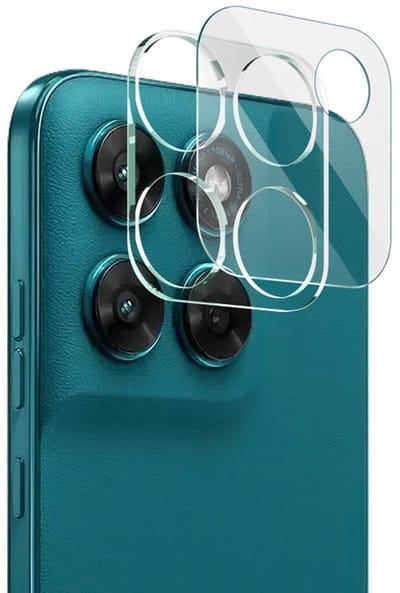 IMAK Camera Lens Protector - Geschikt voor Motorola Moto G67 / G77 / G87 Camera Lens Protector - IMAK 9H Tempered Glass - Transparant
