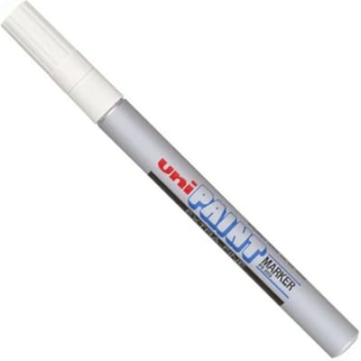 Uni Paint Zilveren PX-203 Paint Marker - Extra fijne 0,8mm punt