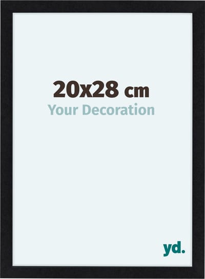 Your Decoration - Fotolijst 20x28 cm - MDF - Zwart Mat - Como