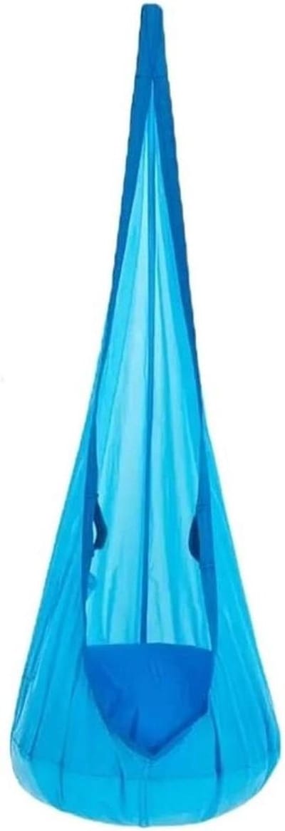 Hangstoel - Schommelstoel Zitzak - Ontspannen - Zacht en Pluche - 150 x 70 cm - Blauw
