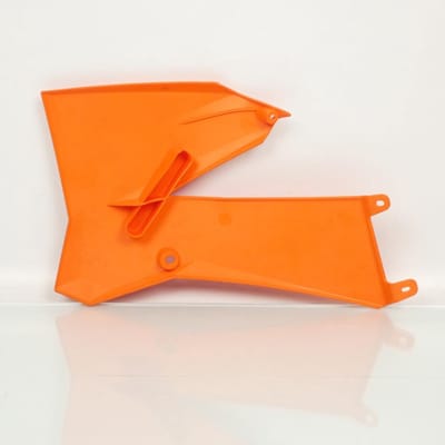 Écope de radiateur orange origine pour moto KTM 105 XC 2009 4700805030004 Neuf