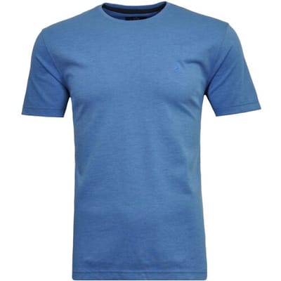 Ragman T-Shirt Softknit Round Neck Aqua / male