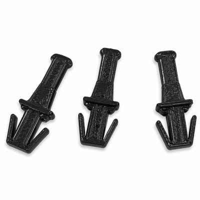 Reparatie Pin Set Geschikt voor Brabantia Touch Bin - Vervanging voor Drukmechanisme - Dekselsluiting Onderdeel - Duurzame Reparatie - Set van 3 - Zwart