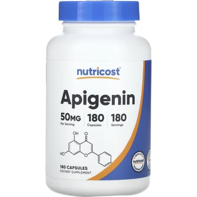 Nutricost, Apigenine, 50 mg, 180 capsules