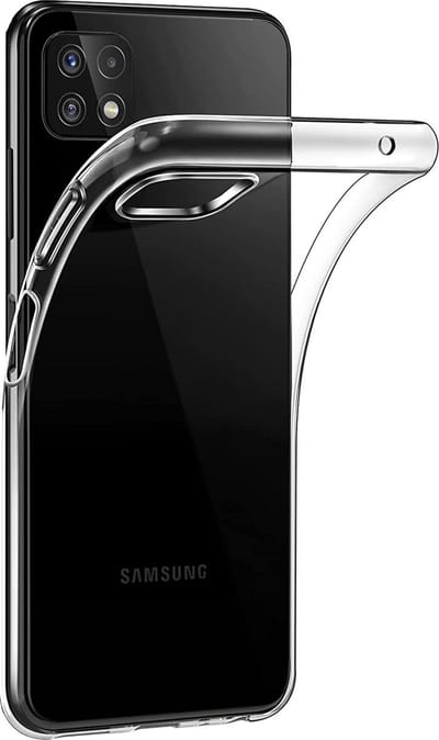 Hoesje voor Samsung Galaxy A22 5G backcover Shockproof siliconen Transparant