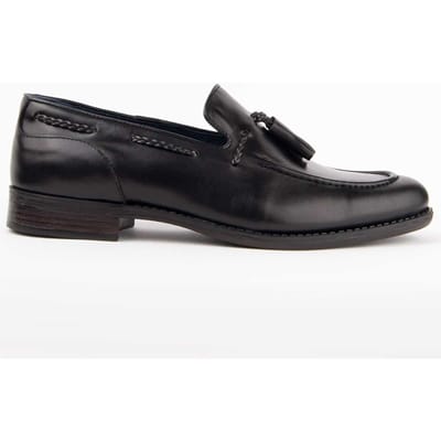 Purapiel Mocassin Moretto3 Zwart