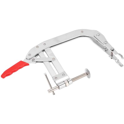 Compresseur de ressort de soupape universel 8 pouces Alliage d'aluminium Outil à main à pince en C pour compression de moteur automobile white