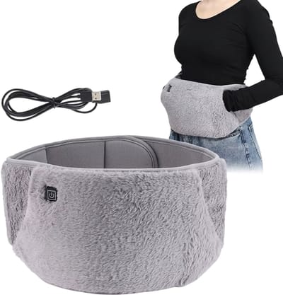 Elektrische Menstruatie Warmteband – Buik & Onderbuik, 3 Warmtestanden, Verstelbare Temperatuur, Tegen Menstruatiekrampen, Pijnverlichting en Period Comfort