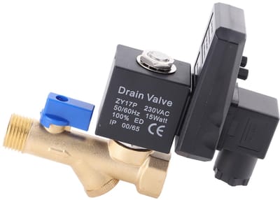 Dailygoody - Automatische Afvoerklep - Luchtcompressor - Elektronische Condensaatbeheer - G1/2 DN15 - Condensafvoer - Voor efficiënt gebruik - Geschik
