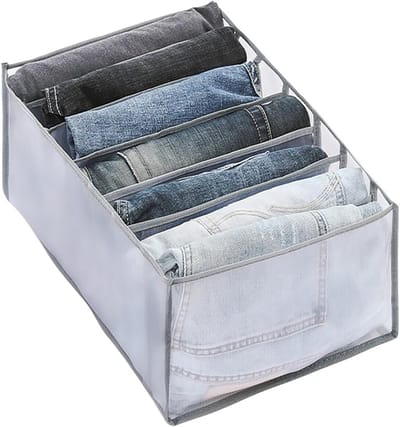 Vouwbare Mesh Kleding Organizer voor Efficiënte Opberging van Kleding, Accessoires en Schoenen