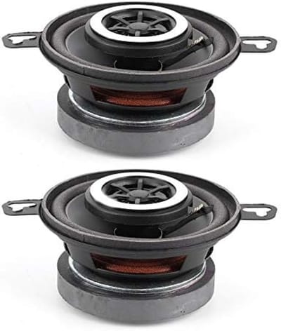 Set van 2 Auto Luidsprekers - 3,5 inch Coaxiale Units met Krachtig Geluid