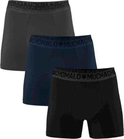 Muchachomalo Heren Boxershorts - 3 Pack - Maat XL - 95% Katoen - Mannen Onderbroek