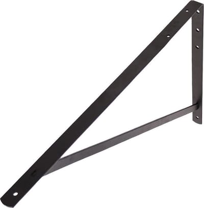Wovar Plankdrager Zwart Metaal 40 x 60 cm | Per Stuk