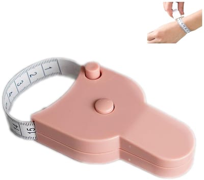 Automatisch oprolbaar meetlint 150cm voor lichaamsmetingen en fitness