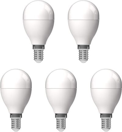 Avide E14 LED Lamp 2.9W - LED Globe Mini P45 - Zuinig + Hoge Lichtopbrengst 470 lm - Neutraal Wit Licht - Vervangt 40W - 5 stuks