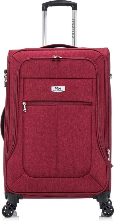 Royalty Rolls Abu Dhabi 2.0 Grote Koffer - 80 cm - 121 Liter - Exp - TSA Slot - Bordeaux