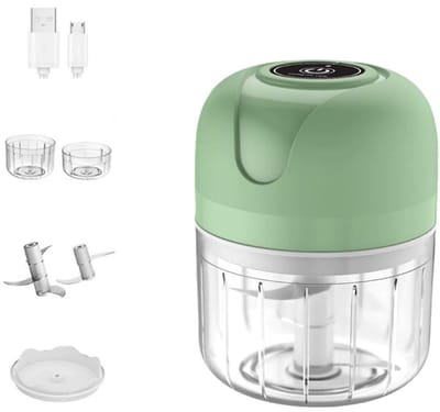 Mini Elektrische uiensnijder - Krachtige Press voor Knoflook & Ui - Mini chopper-Draadloze keukensnijder