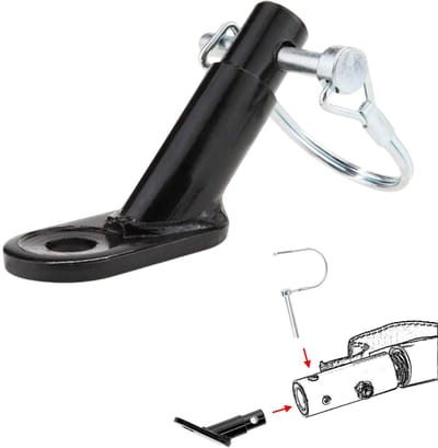 Fietskarkoppeling - Fietsadapteraccessoire - Aanhangwagenaccessoire -aanhangwagenkoppeling -Adapter Accessoires - Geschikt voor fietsen, mountainbikes, fietskarren voor huisdieren, kinderkarren - Zwart