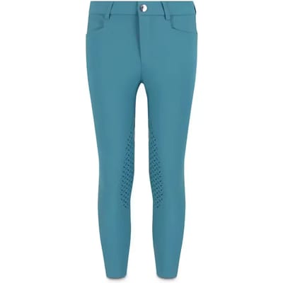 Kentucky Horsewear - Rijbroek Miami City – Paardrijbroek meisje – Smaragd – Kniegrip – Ademend – Maat 140 - Voor Ruiters