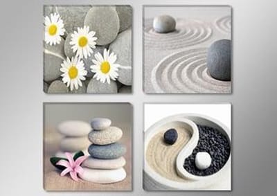 Art4-all - Canvas Schilderij Ying Yang Relax - 60x60cm