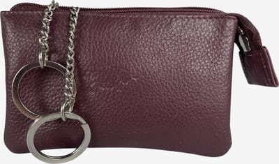 Mini Portemonnee – Bordeaux Rood - Soepel Leer - Sleuteletui met rits – Kleine Portemonnee Dames - Etui