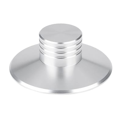 Dailygoods- Record Stabilizer Hoogwaardige Aluminium - Platen Gewicht - Trillingen Reducer - Lichtgewicht - LP Speler - Akoestische Kwaliteit - Platengewicht