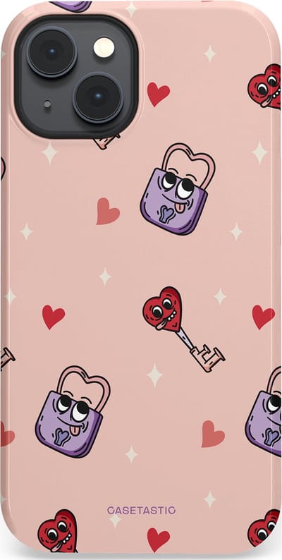 Casetastic Hoesje Geschikt voor Apple iPhone 14 Magsafe - Stijlvolle Beschermende Duo-layer Case - Jij bent mijn match