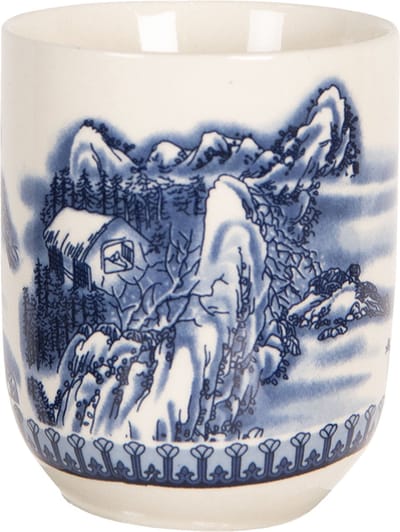 Clayre & Eef Mok 100 ml Beige Blauw Porselein