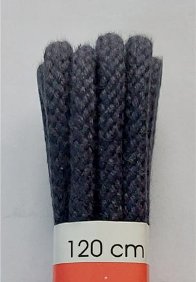 Ronilux Veter - Donker Blauw - Rond - Koord Veters - Lengte 120 cm - Dikte 4 mm - Schoenveter