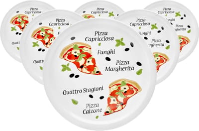 Pizzateller Margherita ø 30,5 cm Set van 6