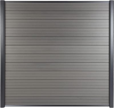 Thuys – Schuttingpaneel – Houten Schutting – Tuinscherm Hout – 180 x 180cm – Grijs