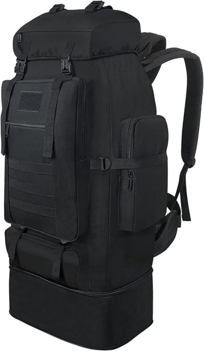 100L Grote Wandelschoenen Rugzak - Expandable Waterdichte Molle Backpack voor Outdoor Avonturen