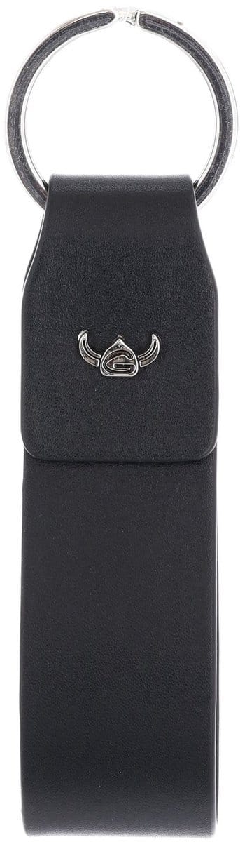Golden Head Leren sleutelhanger Polo Schlüsselanhänger 5158 Schwarz zwart